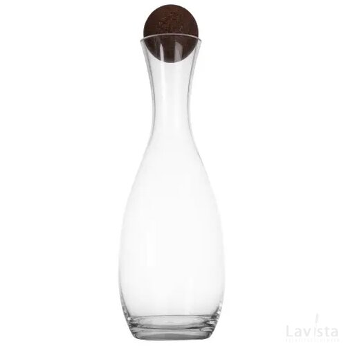 Sagaform Nature karaf met kurkstopper 1,5 liter transparant