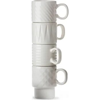 Sagaform Coffee & More Espresso kopjes 4st. 100ml wit