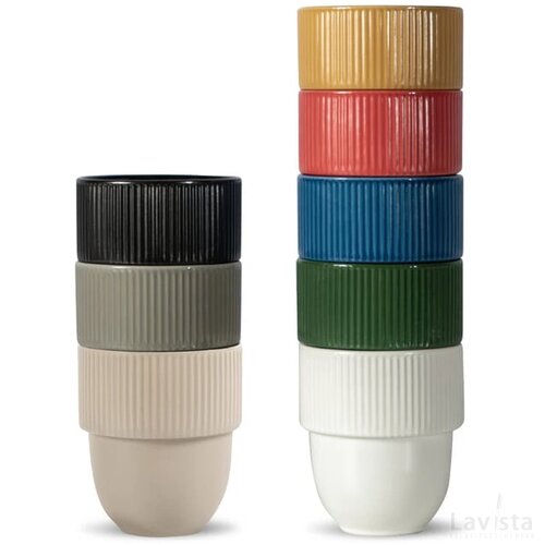 Sagaform Inka beker 270ml licht grijs