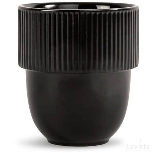Sagaform Inka beker 270ml zwart