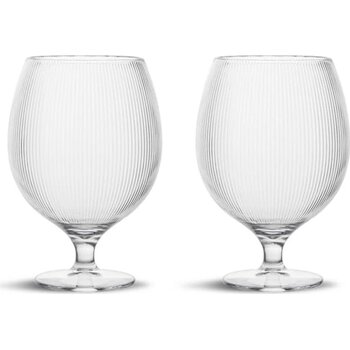 Billi bierglas set van 2 transparant