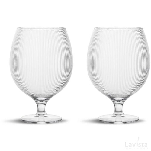 Billi bierglas set van 2 transparant