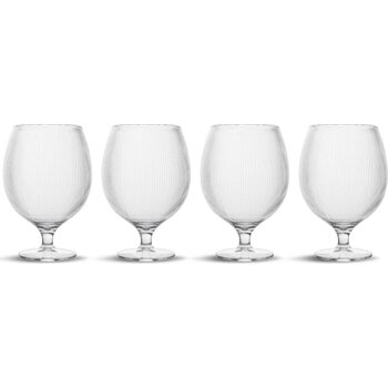 Billi bierglas set van 4 transparant