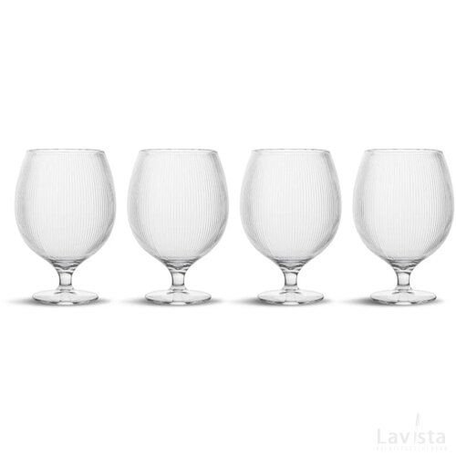 Billi bierglas set van 4 transparant