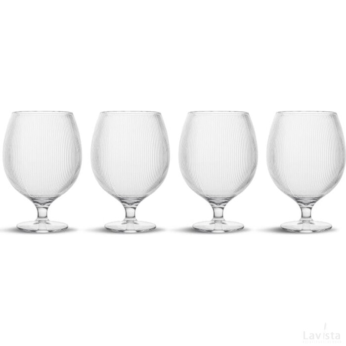 Billi bierglas set van 4 transparant