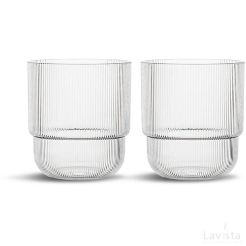 Billi waterglas set van 2 transparant