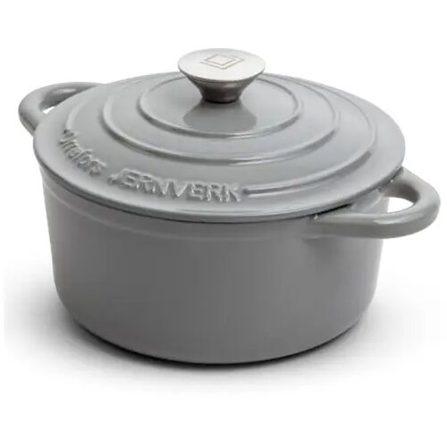 Orrefors Jernverk geëmailleerde braadpan (2.8L) Lichtgrijs