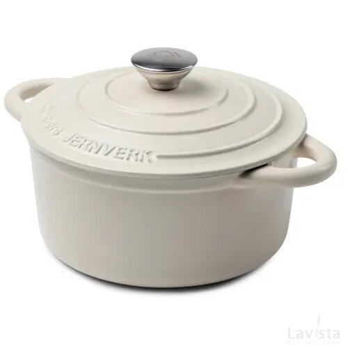 Orrefors Jernverk geëmailleerde braadpan 2.8L crème