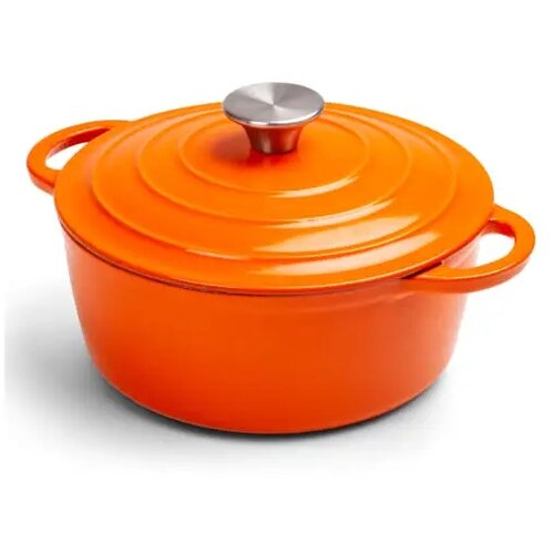 Orrefors Jernverk geëmailleerde braadpan 5L Oranje