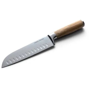 Orrefors Jernverk Santoku koksmes hout