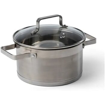 Orrefors Jernverk RVS pan 5L zilver
