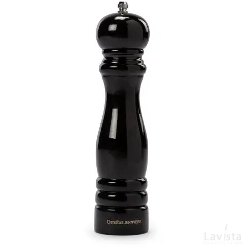 Orrefors Jernverk zout of peper molen zwart