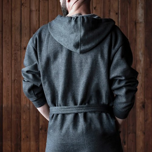 Kosta Linnewafveri badjas college S/M blauw