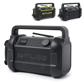 M-928 | Muse bouwradio met Bluetooth 20W met FM-radio zwart / geel M-928 | Muse bouwradio met Bluetooth 20W met FM-radio zwart / geel