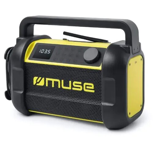 M-928 | Muse bouwradio met Bluetooth 20W met FM-radio zwart / geel