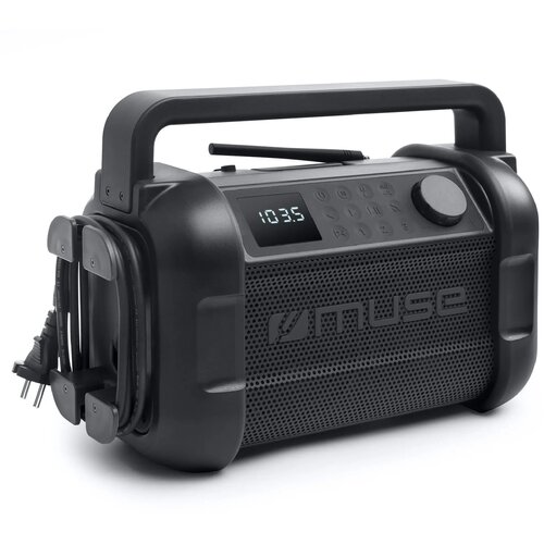 M-928 | Muse bouwradio met Bluetooth 20W met FM-radio zwart