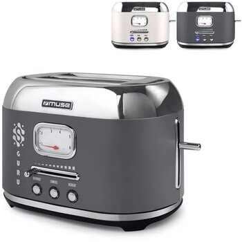 Muse broodrooster 1000 Watt crème Muse broodrooster 1000 Watt crème
