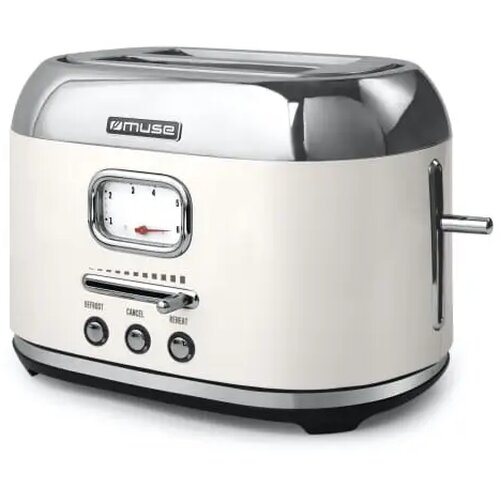 Muse broodrooster 1000 Watt crème