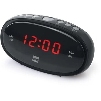 NewOne PLL wekkerradio Zwart