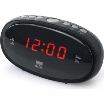 CR100 | NewOne PLL wekkerradio zwart
