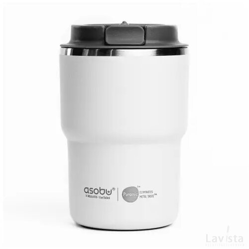 Asobu thermomok de mini pick-up met Puramic 355 ml wit
