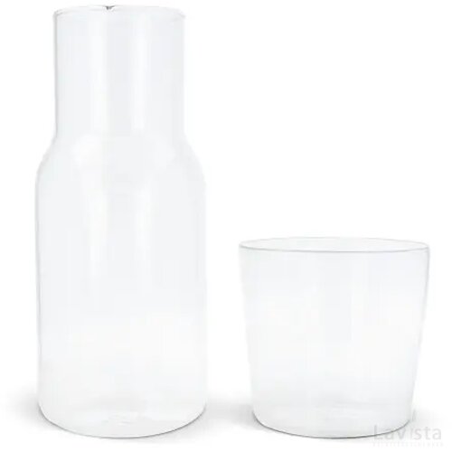 Caraffe 550ml en drinkglas 250ml set transparant
