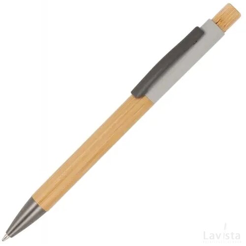 Balpen Madrid hout grijs