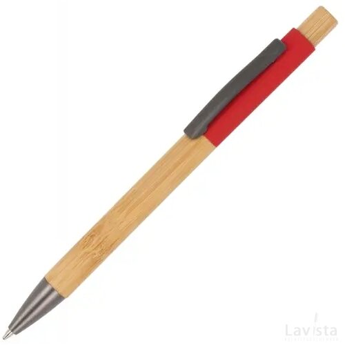 Balpen Madrid hout rood
