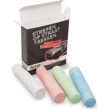 Stoepkrijt 4st full-colour