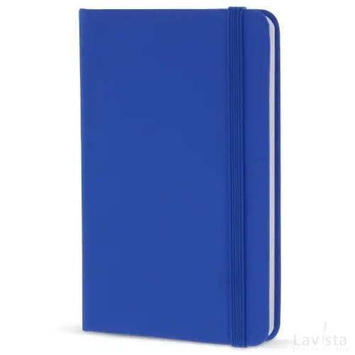 A6-notitieboek van PU met FSC-pagina's blauw