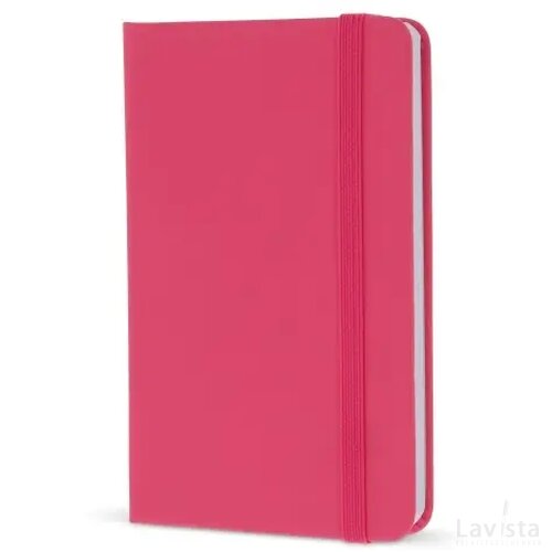 A6-notitieboek van PU met FSC-pagina's roze