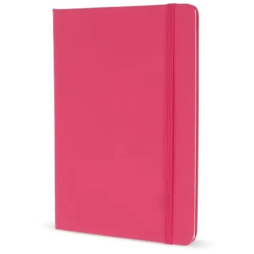 A5-notitieboek van PU met FSC-pagina's roze