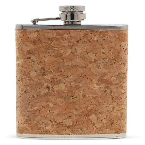 Heupfles kurk 170ml natuur