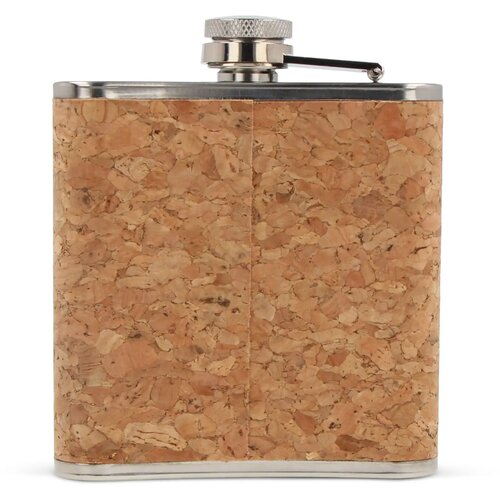Heupfles kurk 170ml natuur