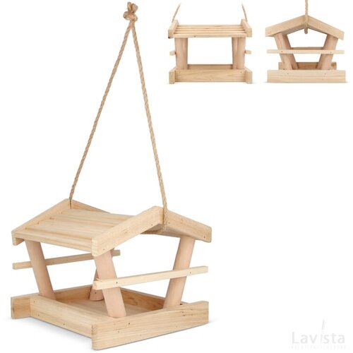 Houten Vogelvoederhuisje FSC hout