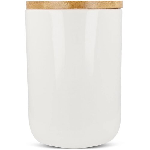 Keramische voorraadbus (900 ml) Wit