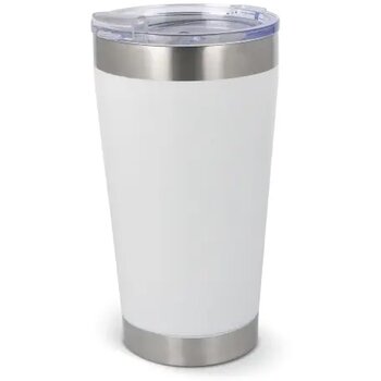 T-ceramic thermosbeker met deksel Cango 500ml wit