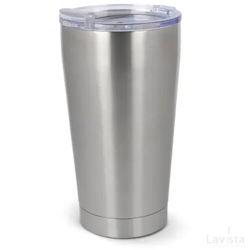 T-ceramic thermosbeker met deksel Cango 500ml zilver