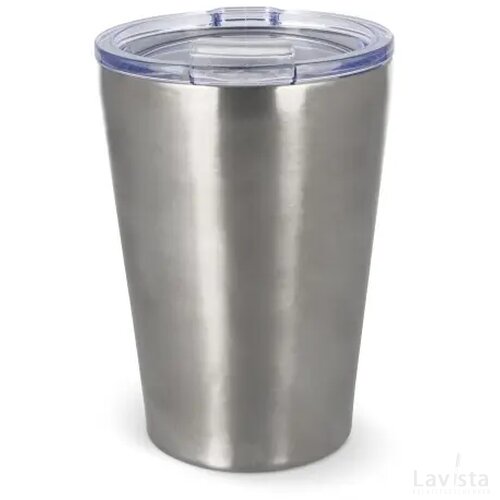 T-ceramic thermo beker Murray met deksel 300ml zilver