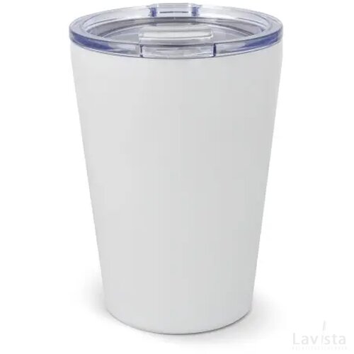 T-ceramic thermo beker Murray met deksel 300ml wit