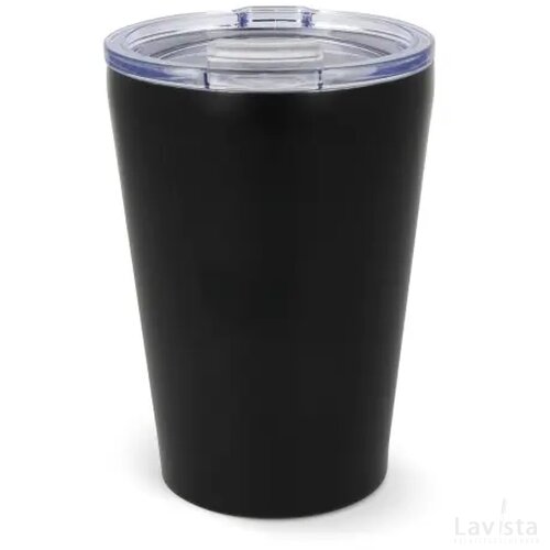 T-ceramic thermo beker Murray met deksel 300ml zwart