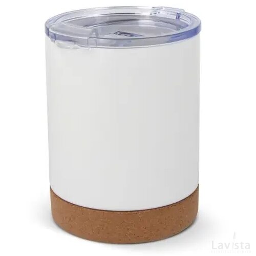 T-ceramic thermomok met deksel Lena 350ml wit