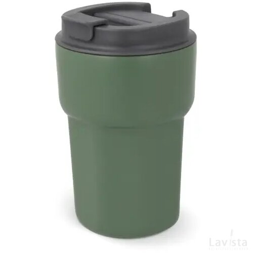 T-ceramic thermomok met deksel Zambezi 350ml olijfgroen