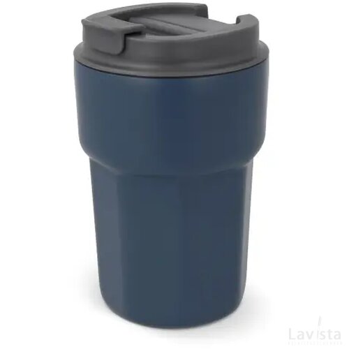 T-ceramic thermomok met deksel Zambezi 350ml donkerblauw