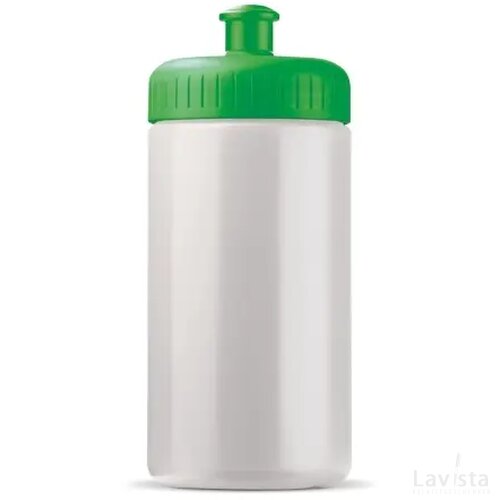 Sportfles Bio basis 500ml basic wit / groen