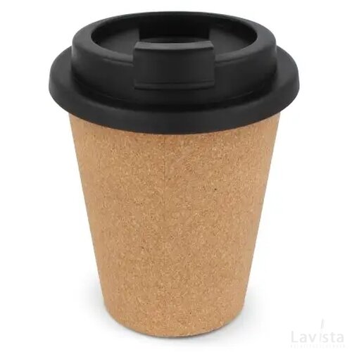 R-PP Kurk koffiebeker 350 ml zwart