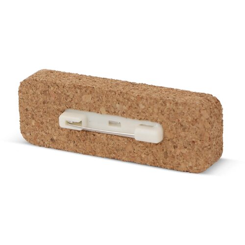 Kurk naambadge Naturel