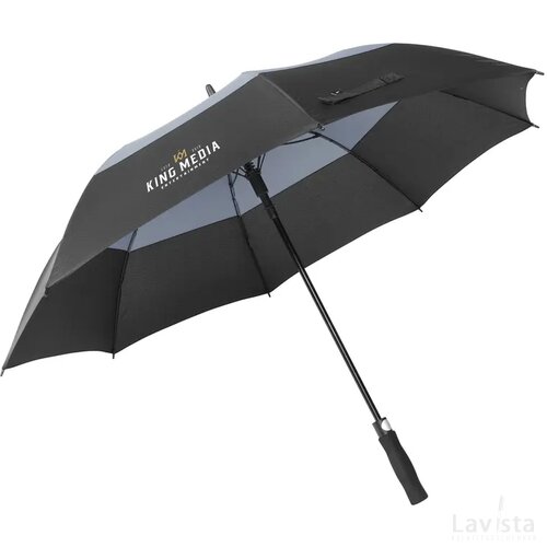Morrison Rpet Paraplu 27 Inch Grijs/Zwart