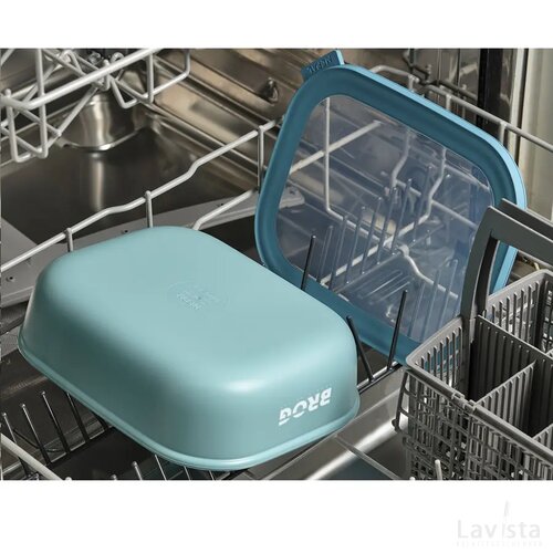 Mepal Cirqula Multikom Rechthoekig 1 L Lunchbox Vivid Blue