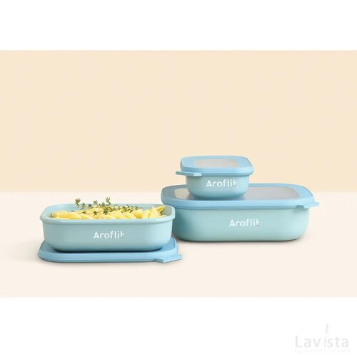 Mepal Cirqula Multikom Rechthoekig 1 L Lunchbox Vivid Blue